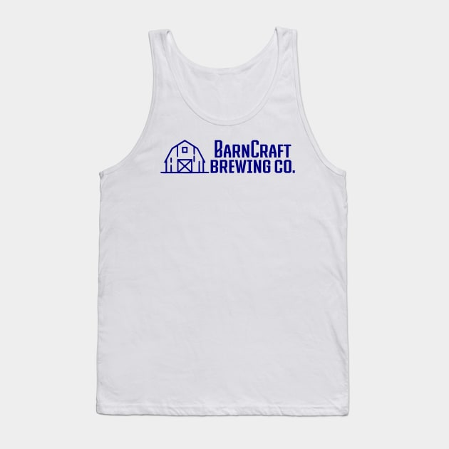 BarnCraft Red / Navy Tank Top by monarchbrewingcompany